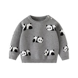 Panda  Jacquard Knitted  Sweater