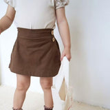 Linen Casual  Skort