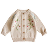 Hand Embroidered Floral Cardigan