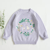 Floral Knitted Pullover