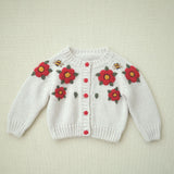 Hand Embroidered Knitted Cardigan