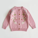 Hand Embroidered Floral Cardigan