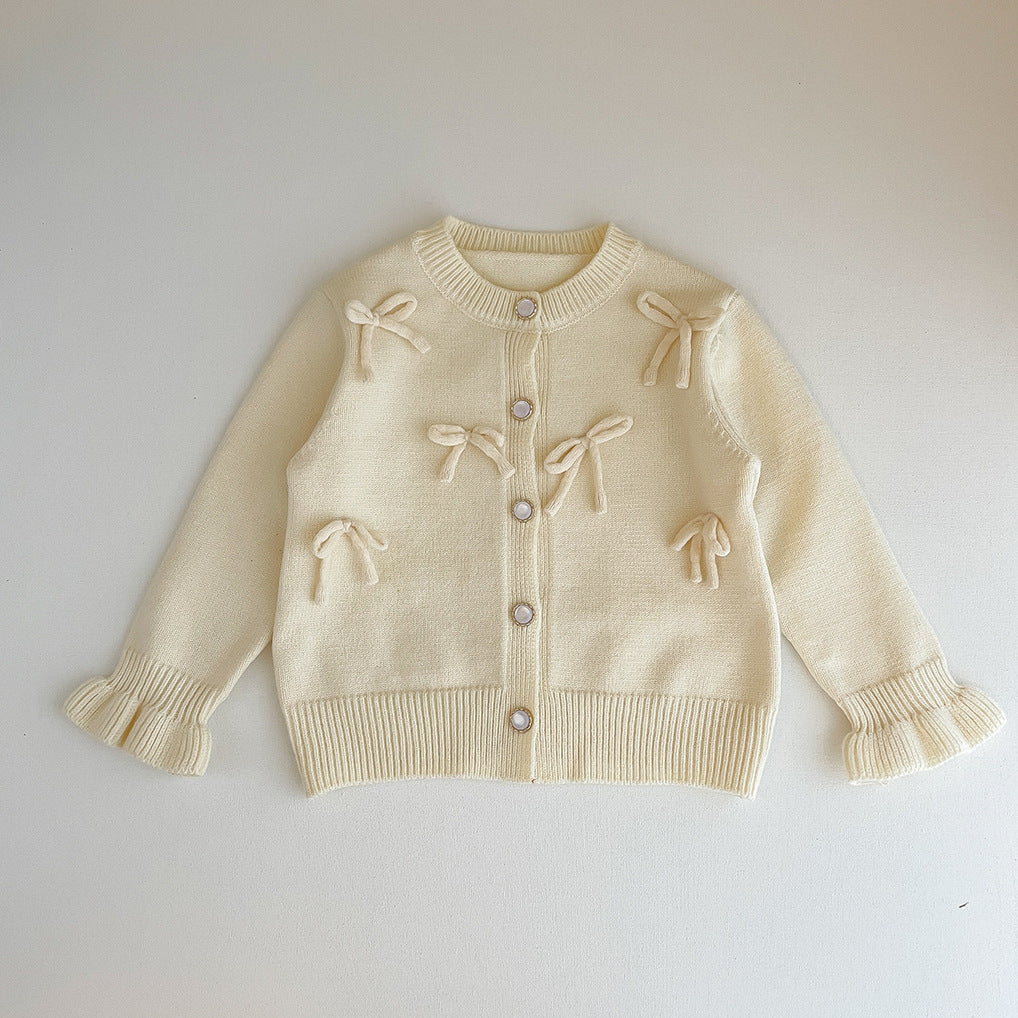 Bow Knitted Cardigan