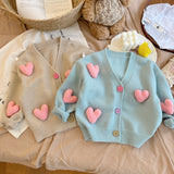 Hearts Knitted Cardigan