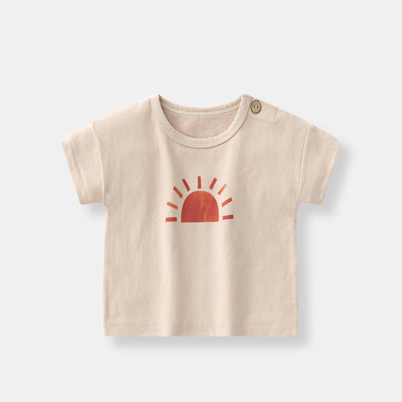 Sun cotton t-shirt