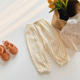 Summer thin cotton gauze pants