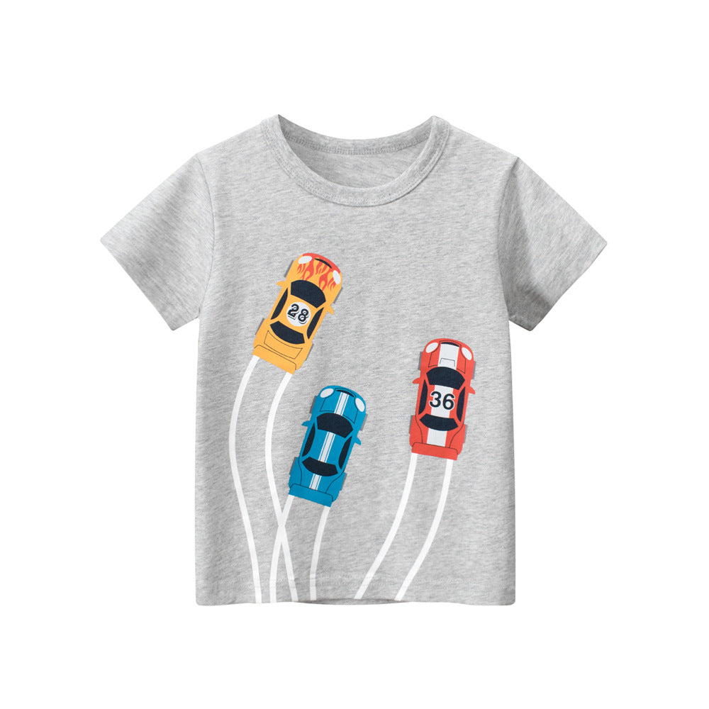 Cotton car t-shirt