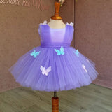 3D butterfly tutu party dress