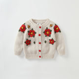 Hand Embroidered Knitted Cardigan